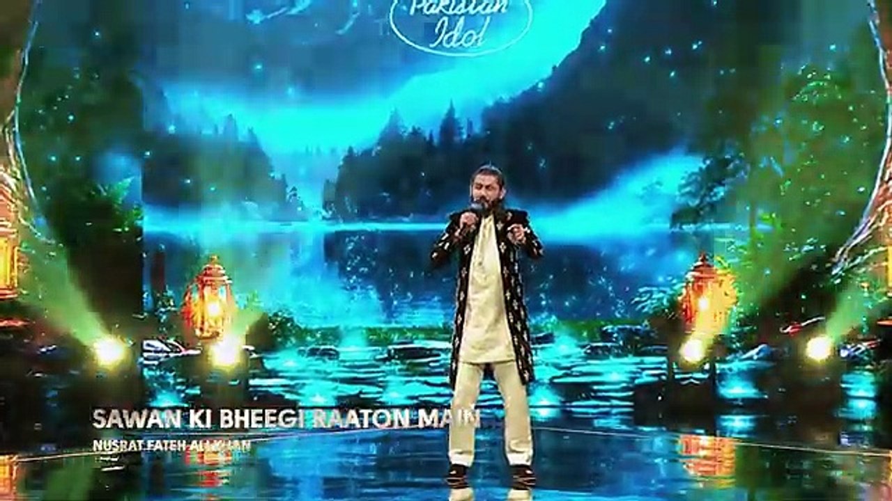 Pakistan Idol Episode 24 - Waqar Hussain - “Sawan Ki Bheegi Raaton Mein”