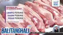 Maximum SRP sa karneng baboy | Balitanghali