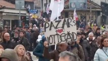 Masivas protestas estudiantes en Serbia por presión del Gobierno a universidades