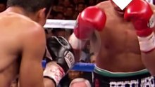 Both LANDED clean SHOTS! But Manny Pacquiao's left hook SNAPS BACK!