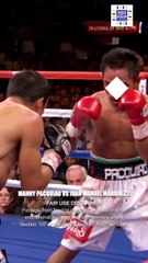 Both LANDED clean SHOTS! But Manny Pacquiao's left hook SNAPS BACK!