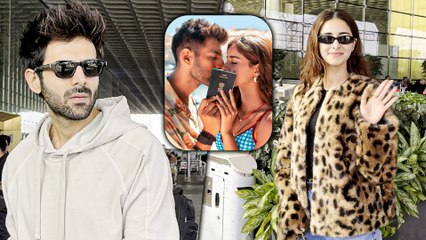 Tu Meri Main Tera, Main Tera Tu Meri Jodi Kartik Aaryan And Ananya Panday Spotted At Mumbai Airport