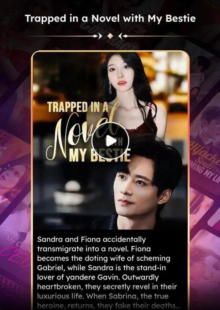 ⁣TRAPPED IN A NOVEL MY BESTIE. DRAMA MOVIES ENGLISH SUB
