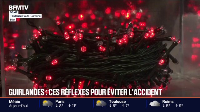 Guirlandes de Noël: comment prévenir les risques d'incendie électriques?
