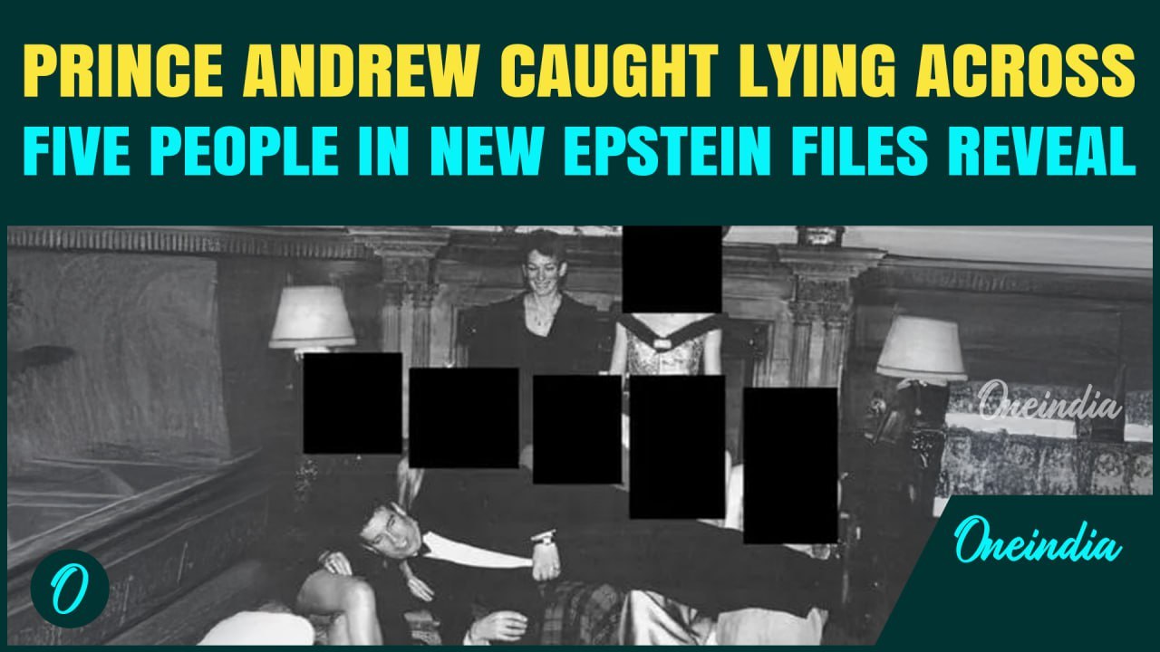 Prince Andrew Caught In DISTURBING Epstein Files Leak, Lying Across Women’s Laps As Maxwell Looks On