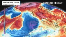 Tiempo en España: temperaturas y anomalías térmicas