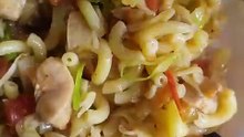 Restaurant style chicken and vegetables macaroni 😋🤤 easy and delicious