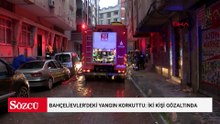 Bahçelievler'deki yangın korkuttu: İki kişi gözaltında