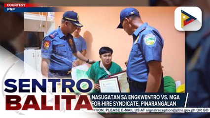 2 pulis na nasugatan sa engkwentro vs. mga miyembro ng gun-for-hire syndicate, pinarangalan; nasawing pulis, binigyang pagkilala rin