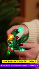 Warm Multi Color Christmas Lights| Cozy Holiday Decoration Ideas