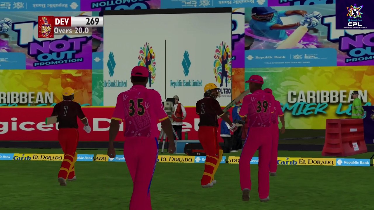 ASHES CRICKET 2009 CPL PATCH 25 | BARBADOS ROYALS VS TRIBAGO KINGHT RIDERS MATCH 30 | ASHES CRICKET