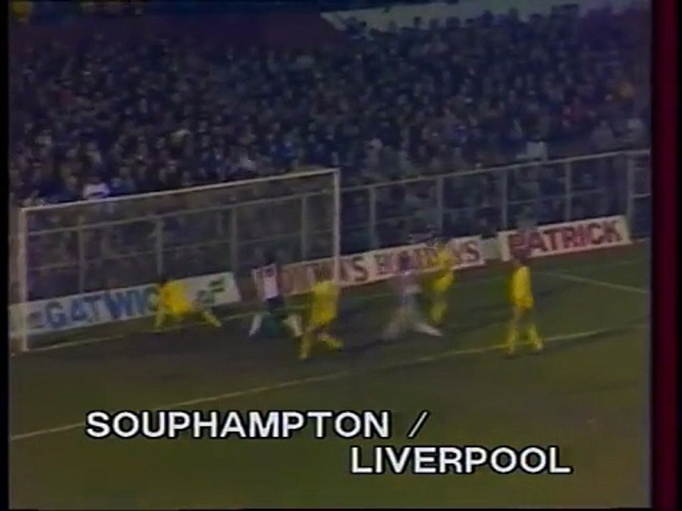 SOUTHAMPTON - LIVERPOOL - 1984 - SAISON 1983/1984 -