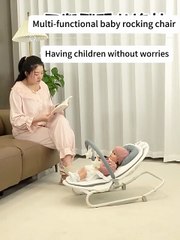 Plastic Baby Rocking Chair Soothing Recliner & Sleep Chair with Rocking and Lying Features