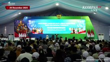 Momen Prabowo Setop MC dan Dialog dengan Penerima Kunci di Akad Massal Rumah Subsidi