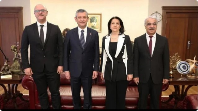 Özgür Özel ve İmralı Heyeti görüşme sonrası ortak basın açıklaması yaptı