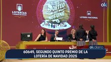 60649, segundo quinto premio de la Lotería de Navidad 2025