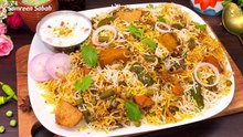 Vegetable Dum Biryani Recipe｜How To Make Veg Biryani At Home｜Veg Dum Biryani