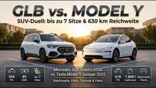 Tesla Model Y vs. Mercedes GLB