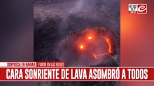 Cara sonriente de lava sorprendió a todos en las redes sociales
