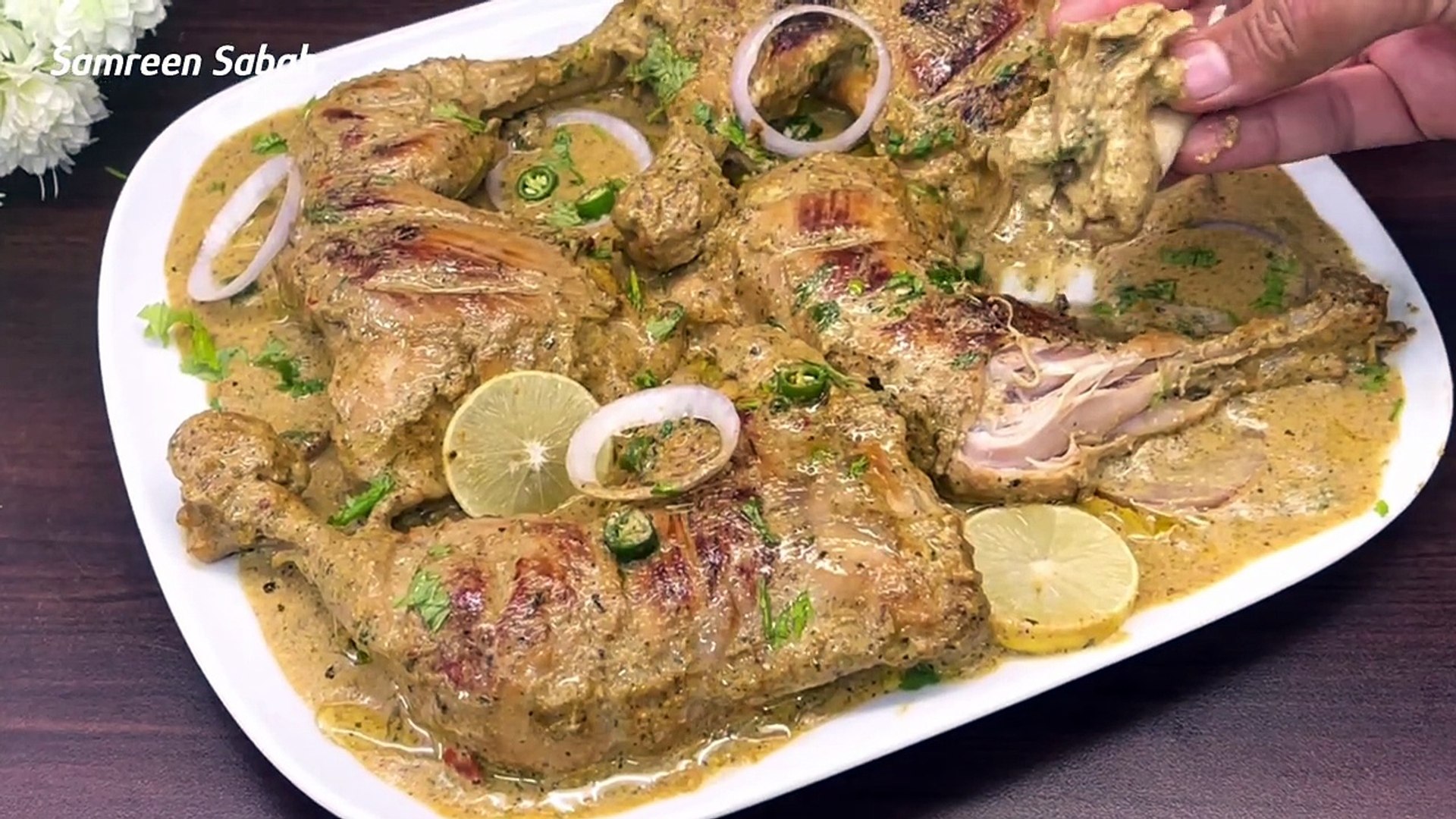 Chicken Malai Tikka With silky Smooth Gravy｜White Chicken Malai Tikka Recipe, image size:1920x1080