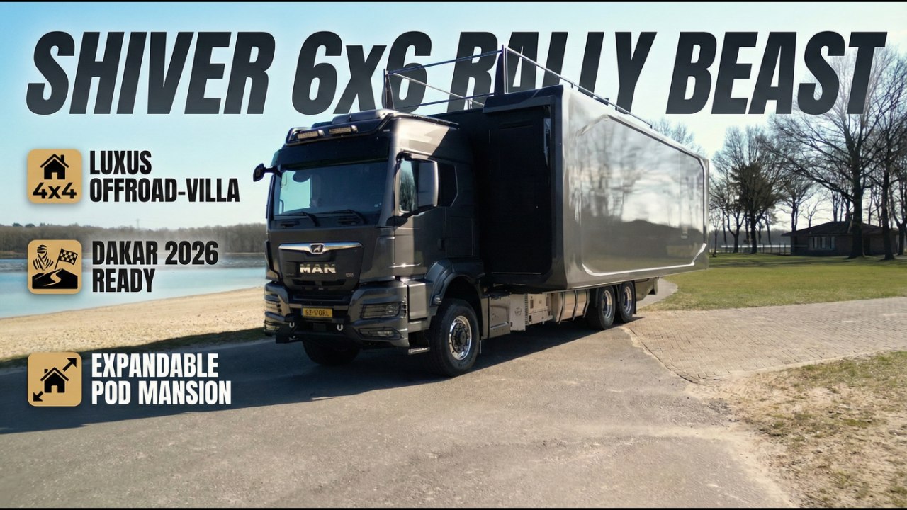 Wüstenmonster mit Stil: 6x6 Rally Beast + Pod Mansion im Detail