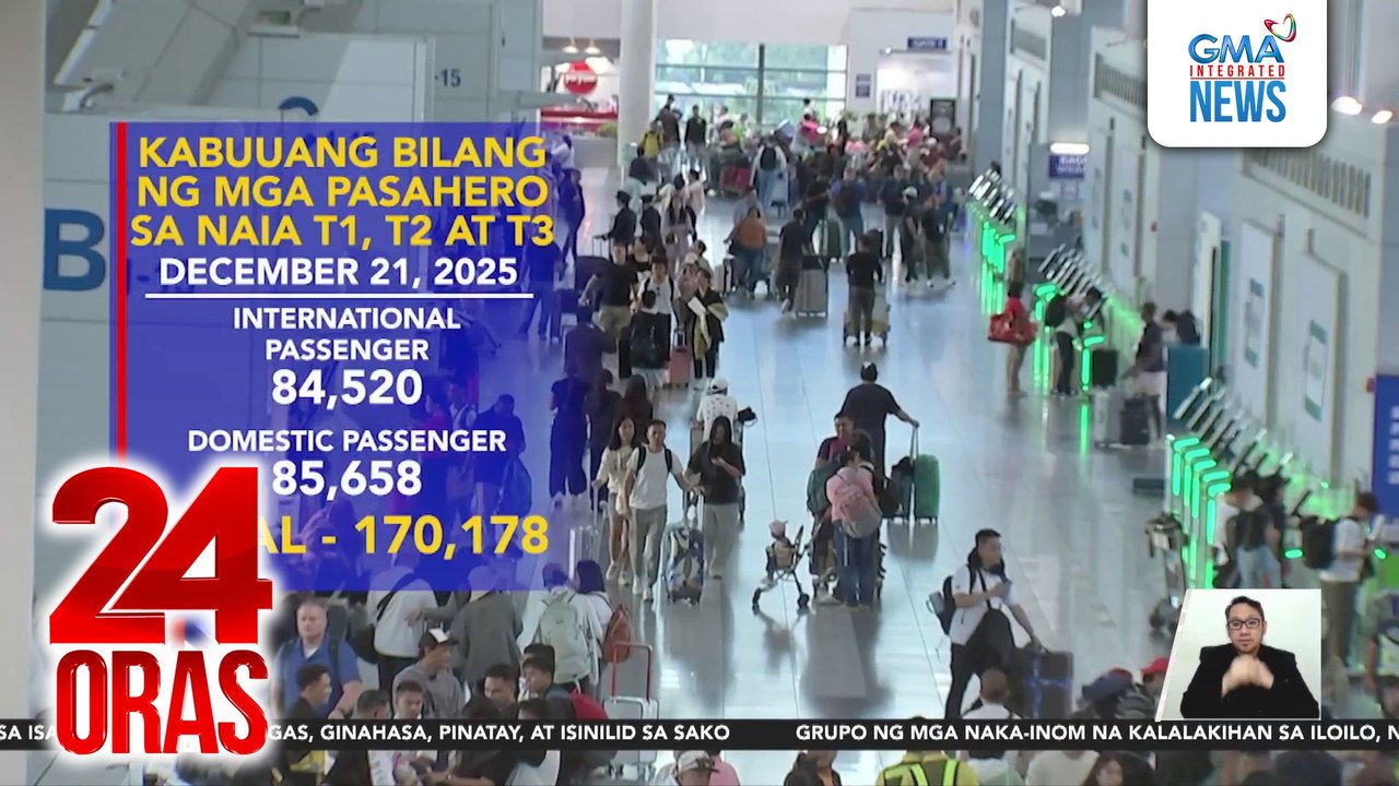 Mga paalis ng bansa, mas mabilis nakakuha ng boarding pass sa bagong self check-in counters | 24 Oras