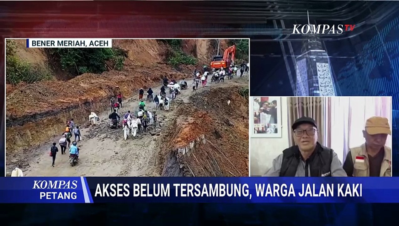 Akses Jalan Terputus, Ini Kisah Warga Bener Meriah Aceh Terpaksa Jalan Kaki | KOMPAS PETANG