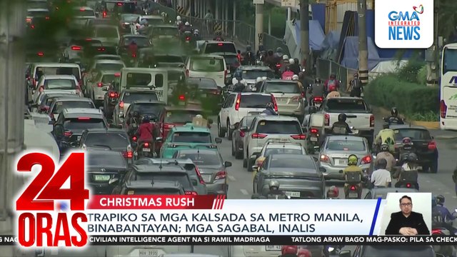 Trapiko sa mga kalsada sa Metro Manila, binabantayan; mga sagabal, inalis | 24 Oras