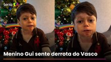 Menino Gui se emociona após derrota do Vasco na final da Copa do Brasil: “O sentimento não para”
