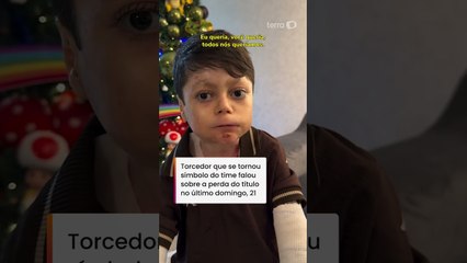 Menino Gui se emociona após derrota do Vasco na final da Copa do Brasil: “O sentimento não para”