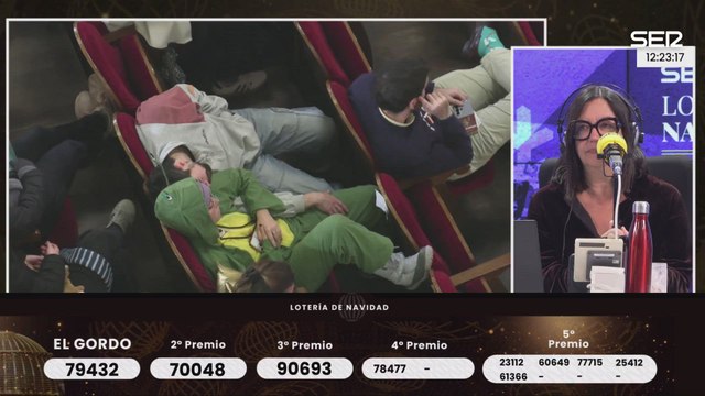 Estos sí que están disociados : se quedan dormidos durante el sorteo de la Lotería y solo les puede despertar uno de los grandes premios