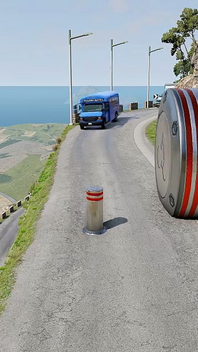 Realistic BeamNG Drive car crash physics. Watch in