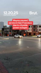 Waymo paused service in San Francisco due to citywide power outages.
