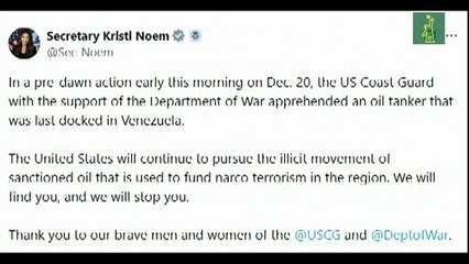 EEUU interceptó un nuevo petrolero frente a las costas de Venezuela