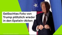 Gelöschtes Foto von Trump plötzlich wieder in den Epstein-Akten