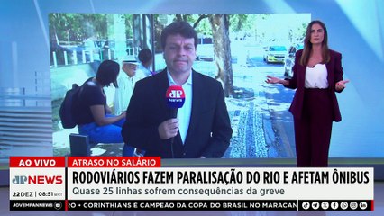 Rodoviários paralisam atividades e afetam linhas de ônibus no Rio de Janeiro