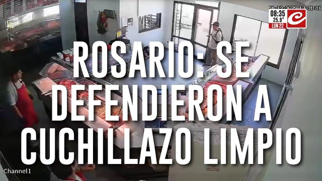 Carniceros se defienden de un robo ponen en fuga a ladrón a cuchillazo limpio