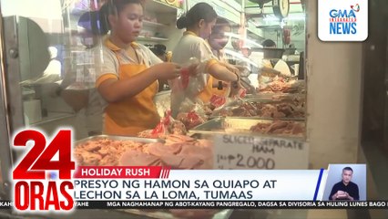 Presyo ng hamon sa Quiapo at lechon sa La Loma, tumaas | 24 Oras