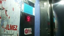 2000s old modernized unknown elevator in kazancılar apt ümraniye istanbul