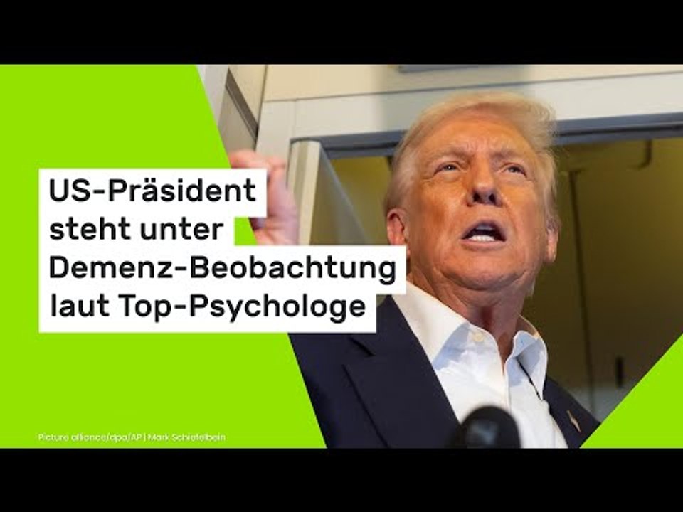 US-Präsident steht unter Demenz-Beobachtung laut Top-Psychologe