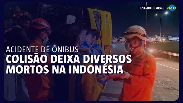 Acidente de ônibus deixa diversos mortos na Indonésia