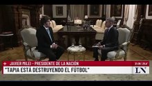 Las opiniones de Milei sobre diferentes personas del mundo fútbol
