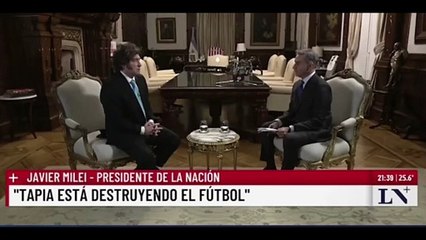 Las opiniones de Milei sobre diferentes personas del mundo fútbol