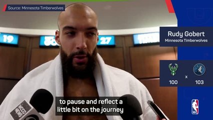 Gobert grateful after reaching career milestone