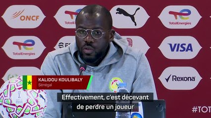 Sénégal - Koulibaly : "C'est décevant de perdre un joueur comme Assane Diao"