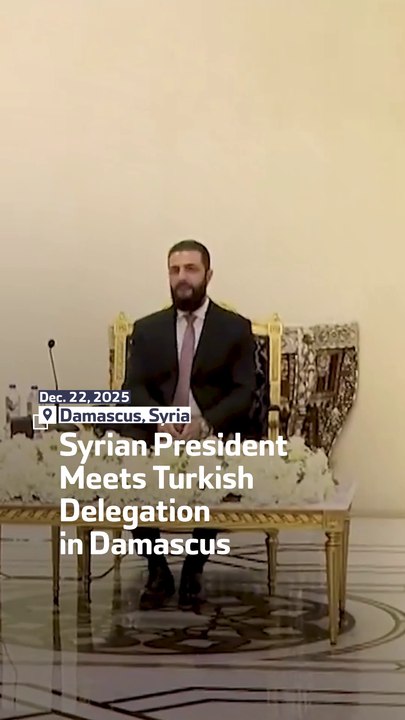 Syrian President Meets  Turkish Delegation in Damascus