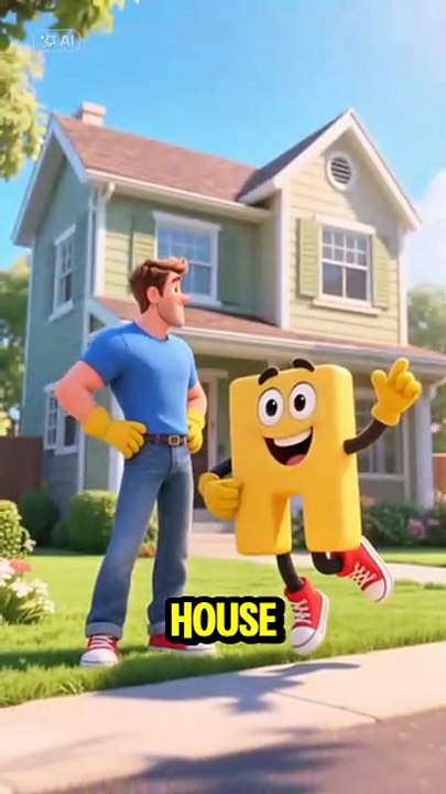 Learn Letter H for Kids | H is for Hammer & House | ABC Video