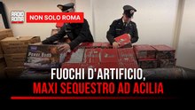Botti di fine anno, maxi sequestro ad Acilia: 50 chili di fuochi d’artificio illegali