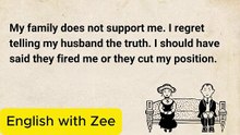 The Jobless Wife - Emotional English Story for Listening #learnenglish #englishspeakingpratice#englishstories