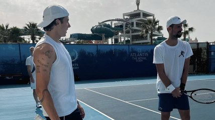 Tennis - Open d'Australie 2026 - Préparation de luxe à Dubaï : Arthur Cazaux profite de trois jours d’entraînement avec Novak Djokovic